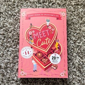 Meet Cute Valentine's Day Book - Pink Heart Cover